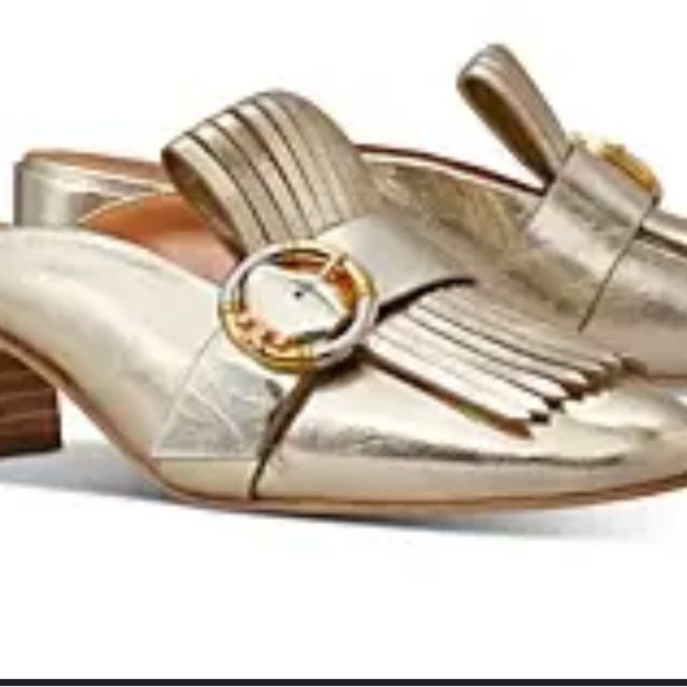 Tory Burch Gold Women's Shoes - Picture 3 of 5
